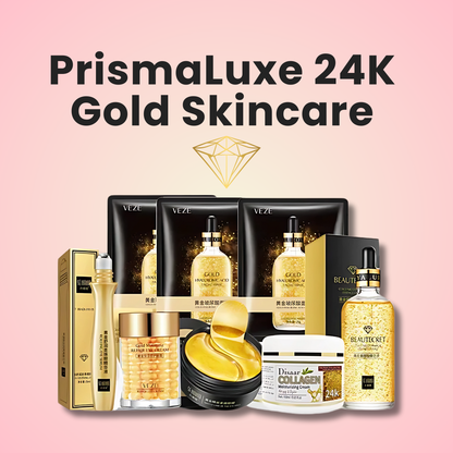 PrismaLuxe 24k Gold Facial Skincare Set