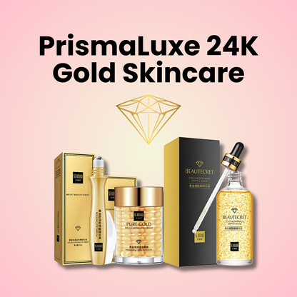 PrismaLuxe 24k Gold Facial Skincare Set